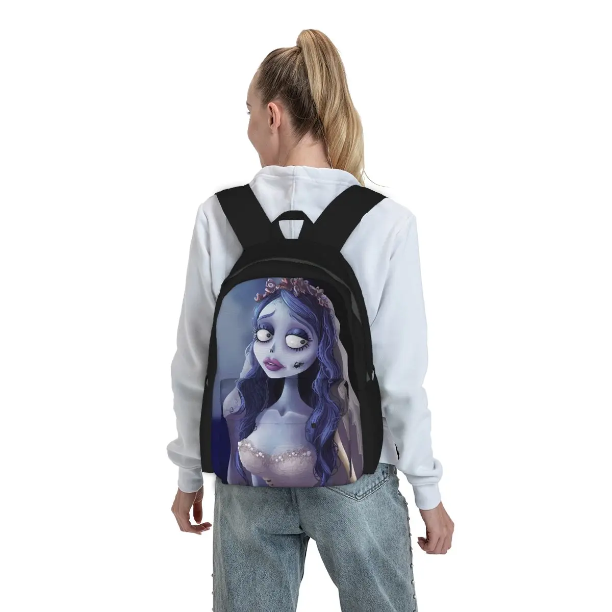 Emily The Corpse Bride Backpack Boys Girls BookBag Kids School Bag Computer Shoulder Bags for Men Women
Emily The Corpse Bride Backpack Boys Girls BookBag Kids School Bag Computer Shoulder Bags for Men Women
