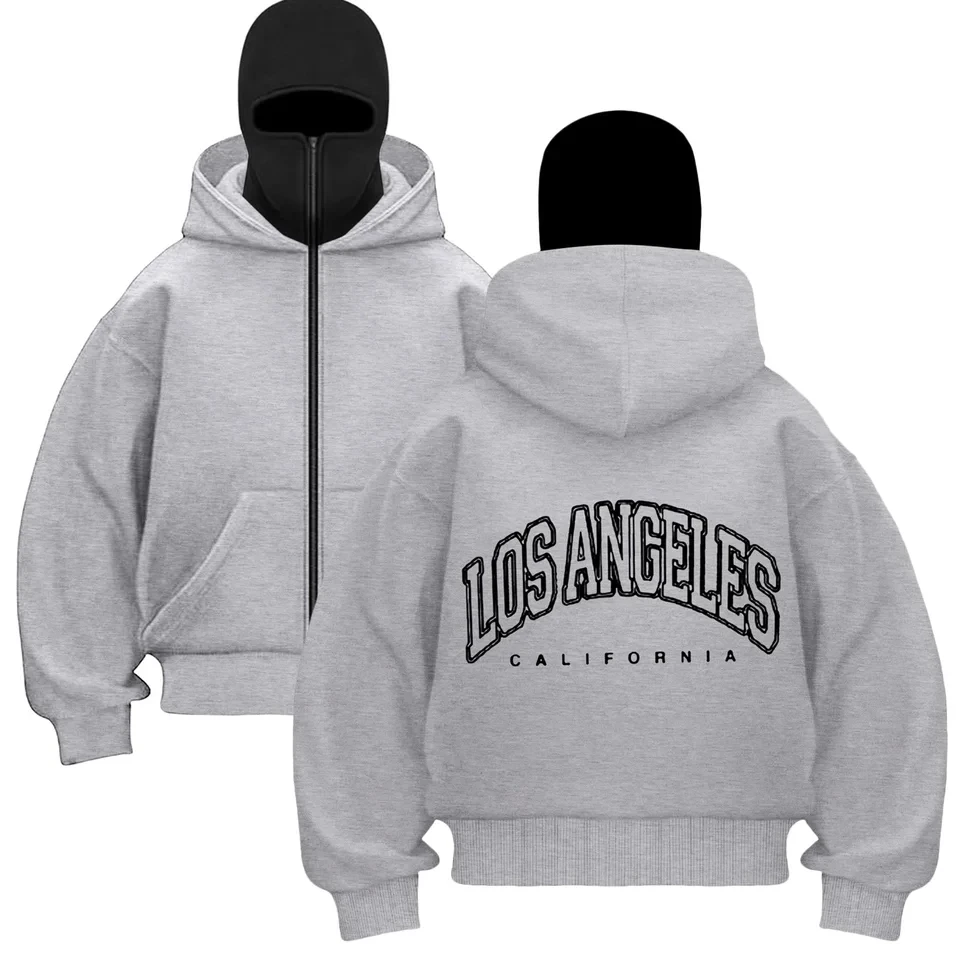 Men's Zip Hoodie New Hooded Sportswear Balaclava Y2K Gothic Harajuku Double Hooded Sweatshirt Sports Outdoor Activities
Men's Zip Hoodie New Hooded Sportswear Balaclava Y2K Gothic Harajuku Double Hooded Sweatshirt Sports Outdoor Activities