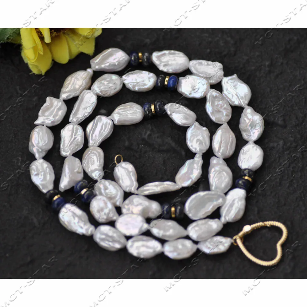 MCT·STAR 35 дюймов, 18 мм, белая монета-капля, пресноводный жемчуг, синий рондель, лазурит, ожерелье (Z14199)
MCT·STAR 35 дюймов, 18 мм, белая монета-капля, пресноводный жемчуг, синий рондель, лазурит, ожерелье (Z14199)