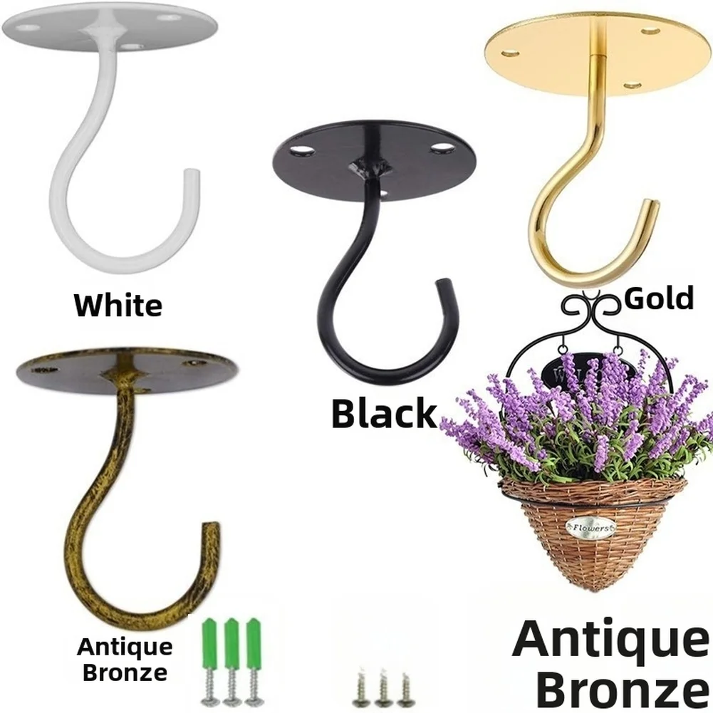 Multi-Purpose Iron Hooks Hanging Hooks For Wall Or Ceiling Balcony Flower Basket Hanging Hook Clothes Drying Hook
Multi-Purpose Iron Hooks Hanging Hooks For Wall Or Ceiling Balcony Flower Basket Hanging Hook Clothes Drying Hook