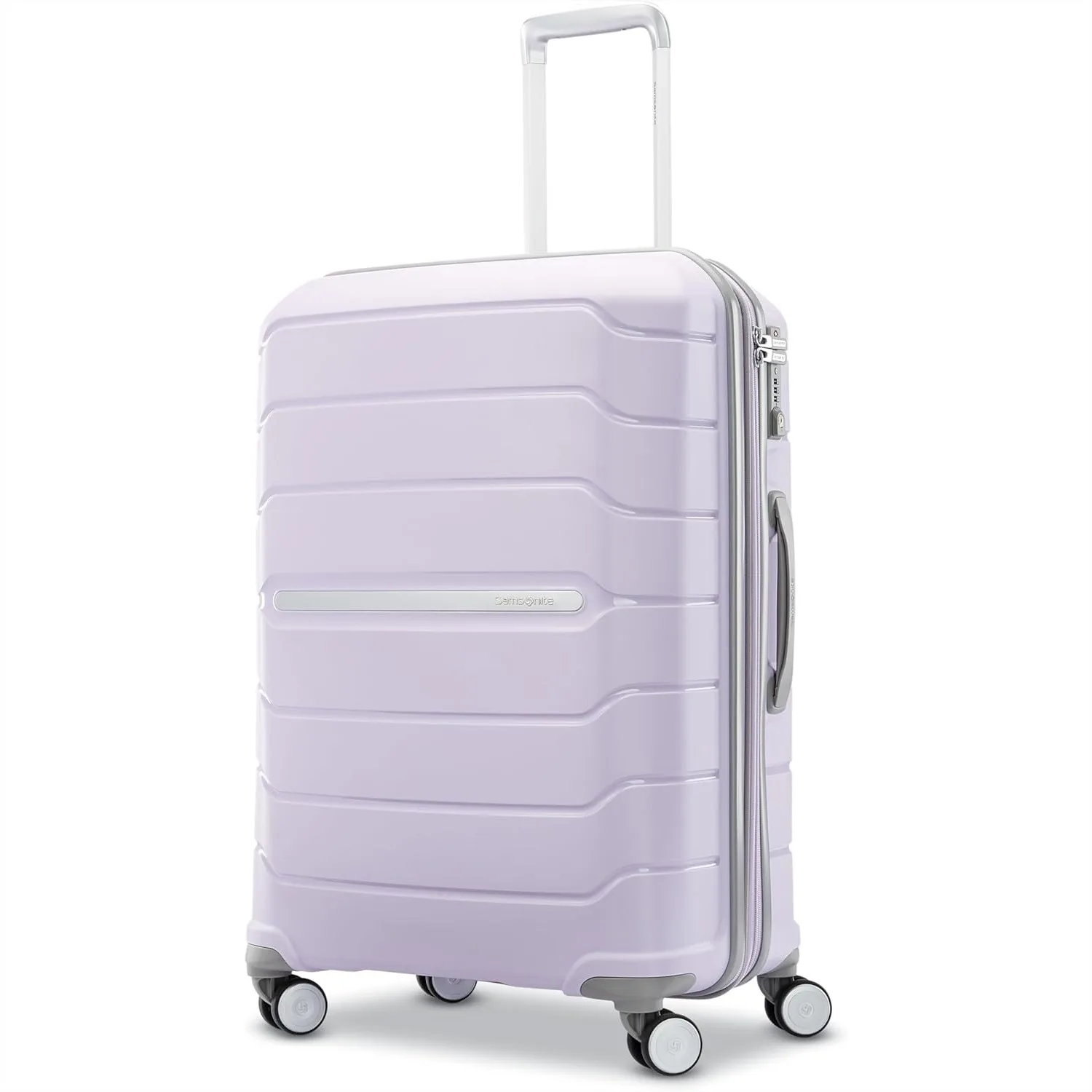 24 Inch Hardside Expandable Suitcase with Double Spinner Wheels for Travel, Lightweight Checked Luggage in Lilac
24 Inch Hardside Expandable Suitcase with Double Spinner Wheels for Travel, Lightweight Checked Luggage in Lilac