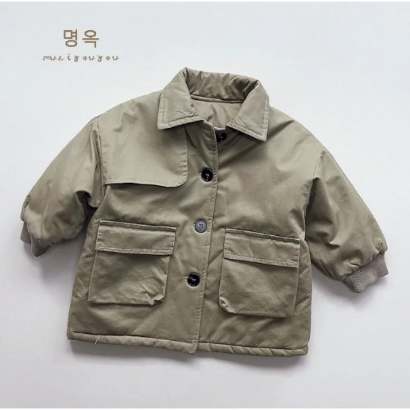 Детская одежда, детская хлопковая куртка, зимнее пальто для девочек, плотная хлопковая куртка нового стиля для малышей
Детская одежда, детская хлопковая куртка, зимнее пальто для девочек, плотная хлопковая куртка нового стиля для малышей