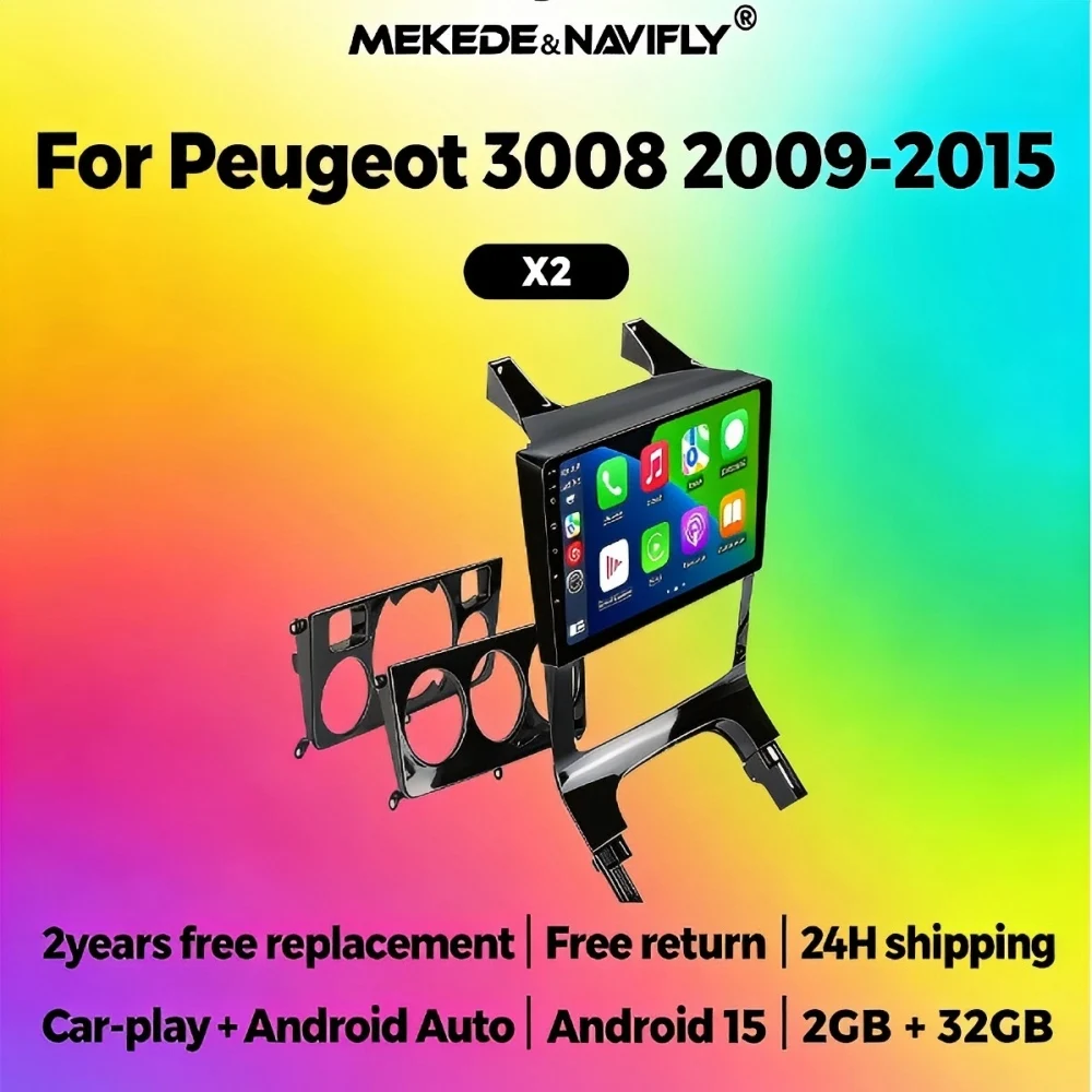 Автомагнитола MEKEDE Android 15, 2 DIN, для Peugeot 3008 5008 AT MT 2009-2016, стереоплеер, мультимедийный дисплей
Автомагнитола MEKEDE Android 15, 2 DIN, для Peugeot 3008 5008 AT MT 2009-2016, стереоплеер, мультимедийный дисплей