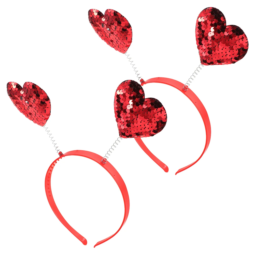 2pcs HeartShaped Sequin Headbands Girls ValentineHairAccessories RedPlastic Women HolidayParty FestiveDIY Decorations
2pcs HeartShaped Sequin Headbands Girls ValentineHairAccessories RedPlastic Women HolidayParty FestiveDIY Decorations