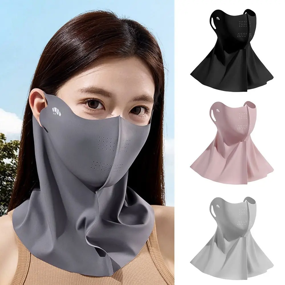 Summer Ice Silk Sun Protection Mask Full Face UPF50+ Anti-UV Neck Scarf Breathable Neck Protection Sunshade Face Mask
Summer Ice Silk Sun Protection Mask Full Face UPF50+ Anti-UV Neck Scarf Breathable Neck Protection Sunshade Face Mask