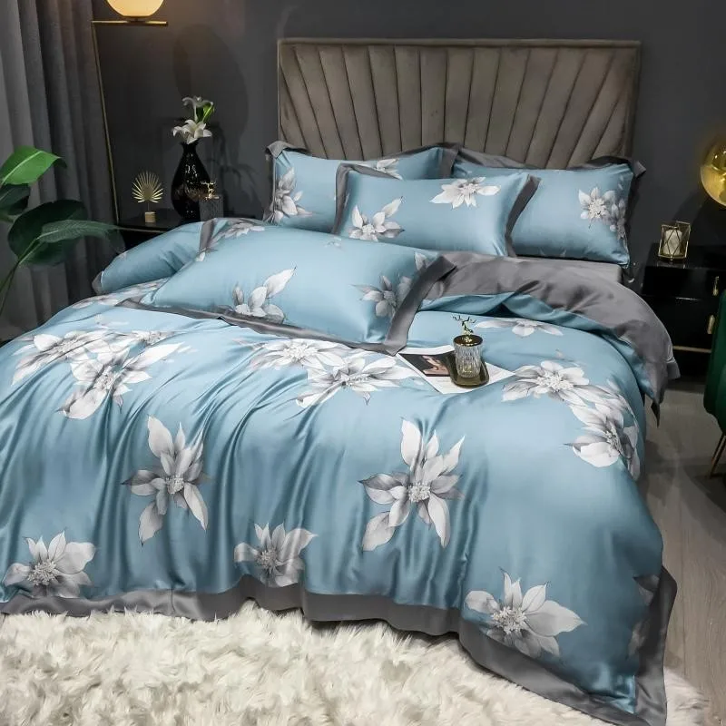 600TC Eucalyptus Lyocell Summer Cooling Soft Bedding Romantic Vintage Floral Scarf Duvet Cover Bed Sheet Pillowcases Custom size
600TC Eucalyptus Lyocell Summer Cooling Soft Bedding Romantic Vintage Floral Scarf Duvet Cover Bed Sheet Pillowcases Custom size