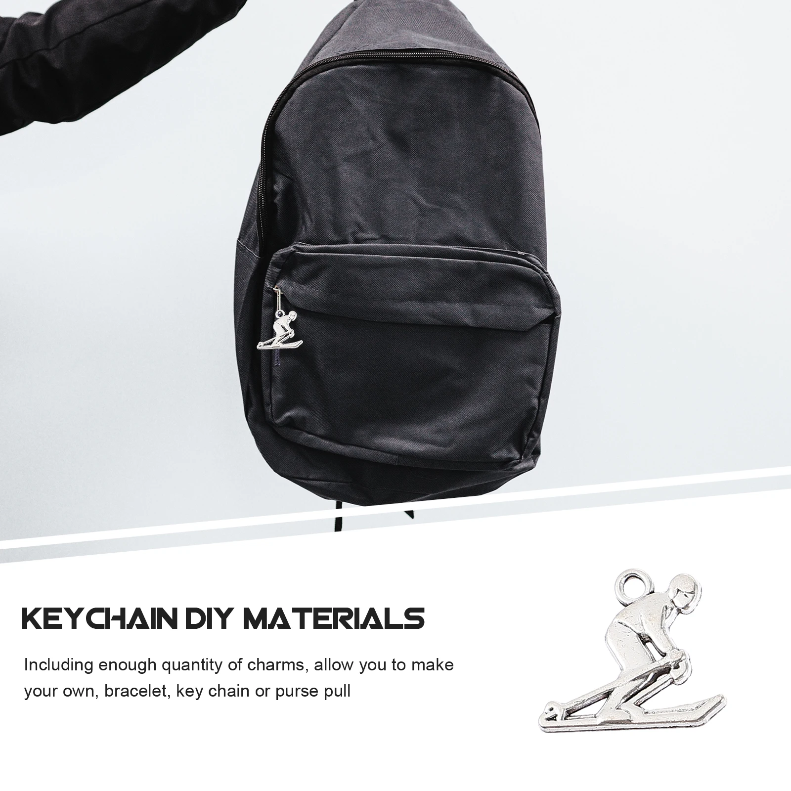 20pcs Ski Model Accessories Stainless Steel Charms Keychain Winter Sports Jewelry Making Bracelet Earrings Handbag Decor
20pcs Ski Model Accessories Stainless Steel Charms Keychain Winter Sports Jewelry Making Bracelet Earrings Handbag Decor
