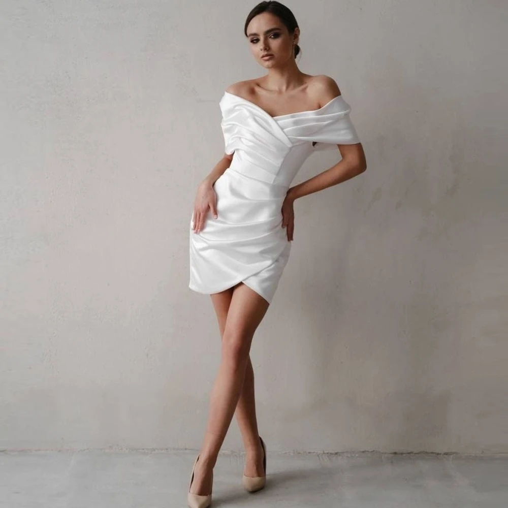 SONDR Boho Off the Shoulder Mini Wedding Dresses Gown Wrap Skirt Row Of Buttons Brides Vestido De Noiva Women Bridal Dresses
SONDR Boho Off the Shoulder Mini Wedding Dresses Gown Wrap Skirt Row Of Buttons Brides Vestido De Noiva Women Bridal Dresses