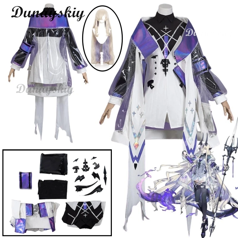 Game Arknight Necrass Eblana Dublinn Cosplay Costume Wig Leggings Uniform Accessories Halloween Party Suit
Game Arknight Necrass Eblana Dublinn Cosplay Costume Wig Leggings Uniform Accessories Halloween Party Suit