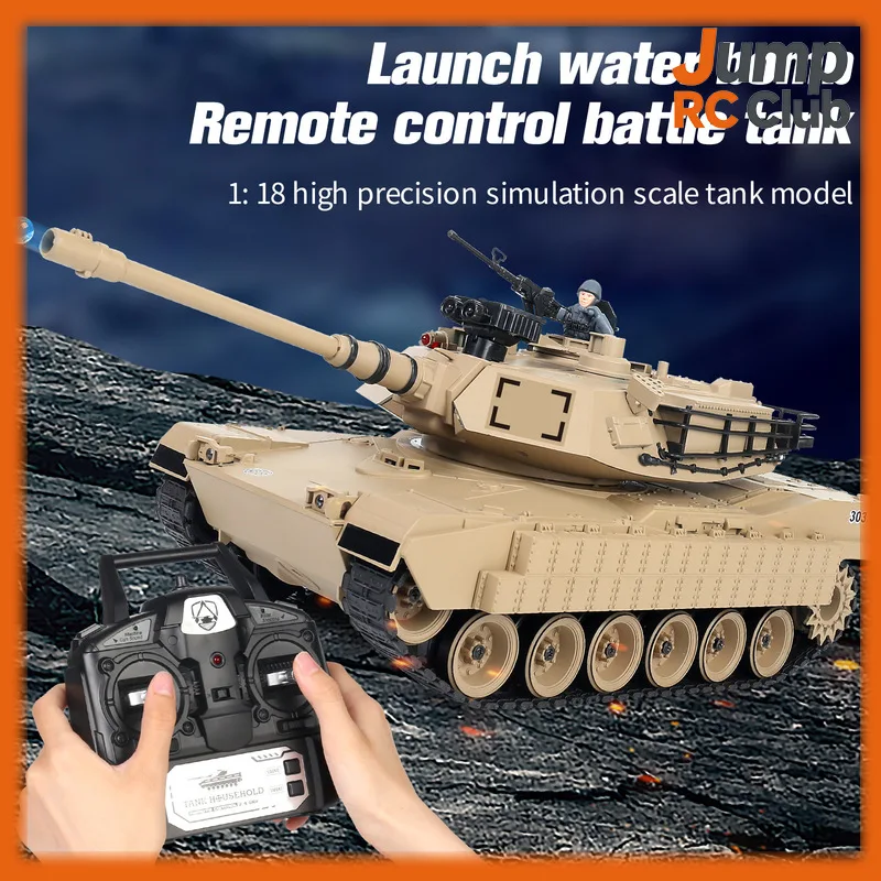 Tank Household M1A2 Remote Control Battle Tank 1 18 Scale Simulated Crawler Tracks Smoking Water Launchable Military Model
Tank Household M1A2 Remote Control Battle Tank 1 18 Scale Simulated Crawler Tracks Smoking Water Launchable Military Model