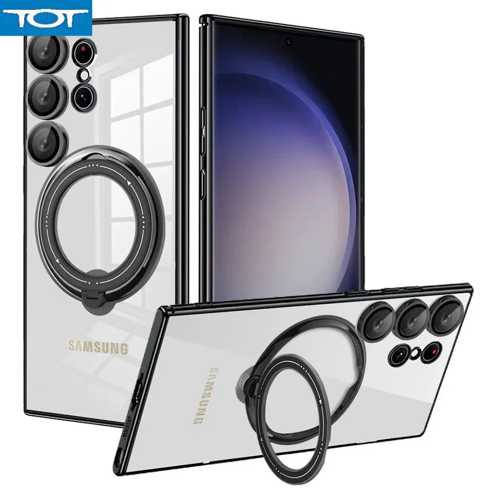 Чехол для Samsung Galaxy S25 S24 S23 Ultra Plus FE A55 A35 A16 A54 A34 5G Magsafe Transparent Ring Wireless Charge Magnetic Cover
Чехол для Samsung Galaxy S25 S24 S23 Ultra Plus FE A55 A35 A16 A54 A34 5G Magsafe Transparent Ring Wireless Charge Magnetic Cover