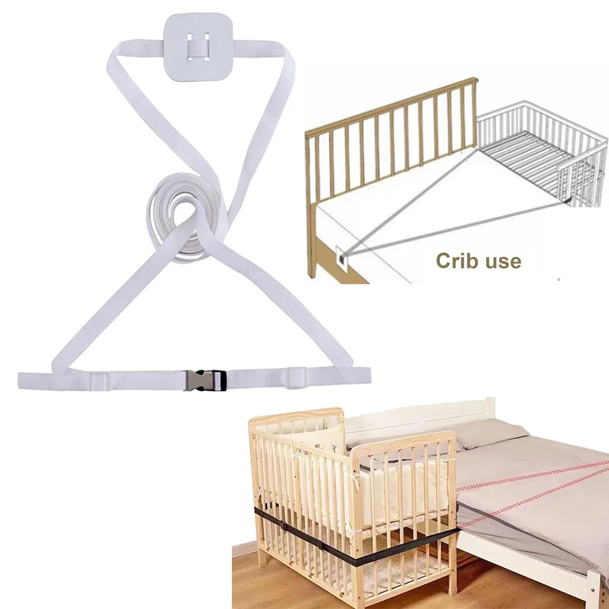 Baby Bed Connector Strap Mattress Strap Belt Sheet Baby Fixing Fasteners Holder Crib Bridge Ropes Anti-skid Belt Safety Straps
Baby Bed Connector Strap Mattress Strap Belt Sheet Baby Fixing Fasteners Holder Crib Bridge Ropes Anti-skid Belt Safety Straps