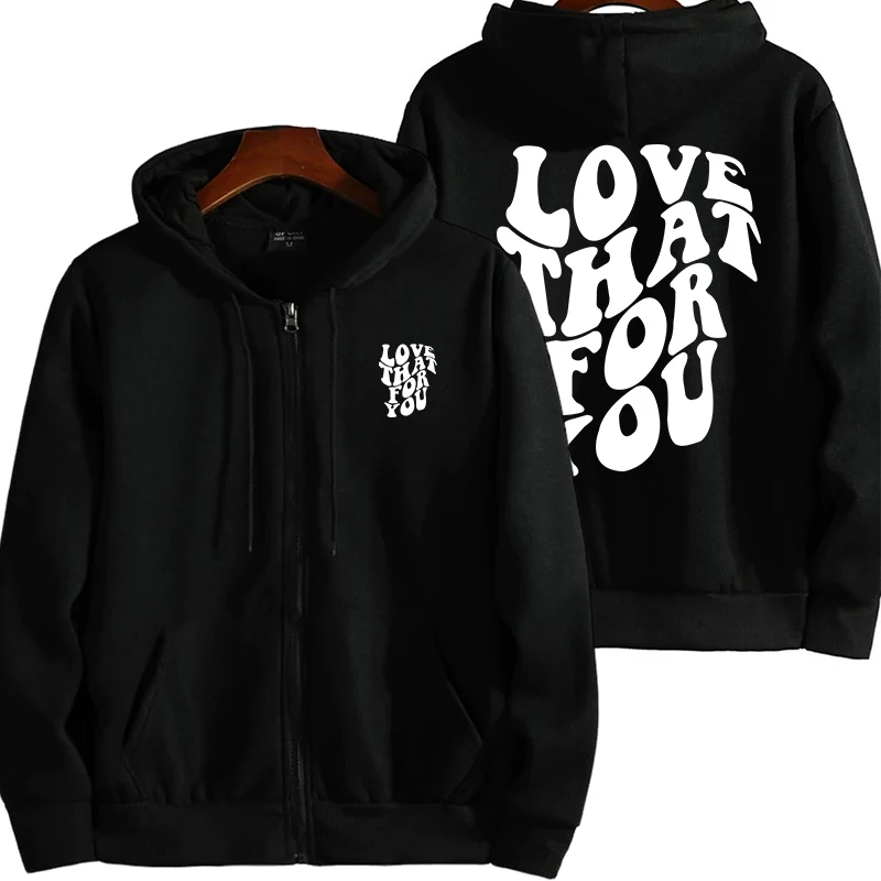 LOVE THAT FOR YOU Men's Outerwear Printing High Quality Versatile Loose Zipper Tops Sports Hoodie Casual Street Coat Clothing
LOVE THAT FOR YOU Men's Outerwear Printing High Quality Versatile Loose Zipper Tops Sports Hoodie Casual Street Coat Clothing