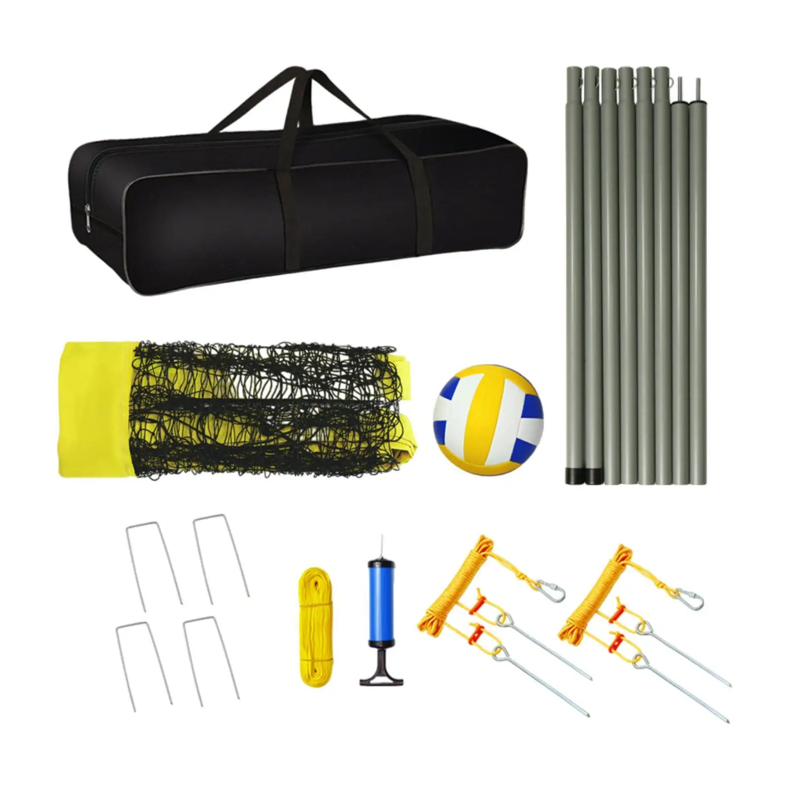 Volleyball Net Volleyball Training Net Heavy Duty Folding Volleyball Net Set Standard Braided Net for Backyard Outdoor Sports
Volleyball Net Volleyball Training Net Heavy Duty Folding Volleyball Net Set Standard Braided Net for Backyard Outdoor Sports