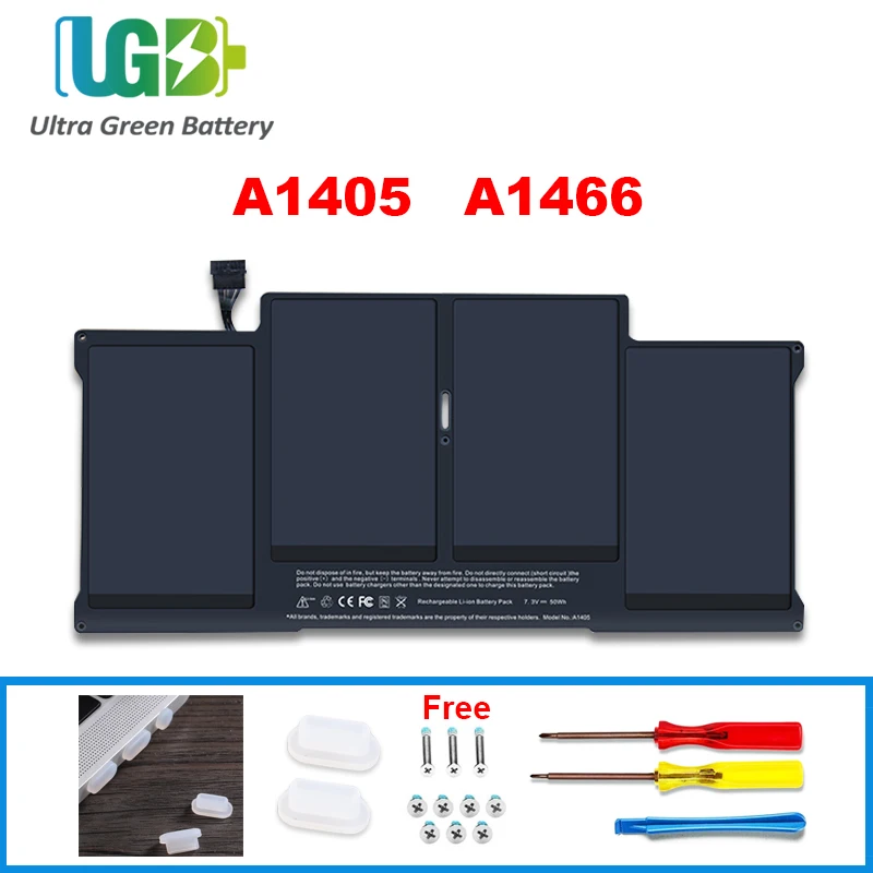 UGB New A1405 Battery for Apple MacBook Air 13" A1466 2011 2012 2013 year A1369 2011 2012 2013 2014 year 020-7379-01
UGB New A1405 Battery for Apple MacBook Air 13" A1466 2011 2012 2013 year A1369 2011 2012 2013 2014 year 020-7379-01