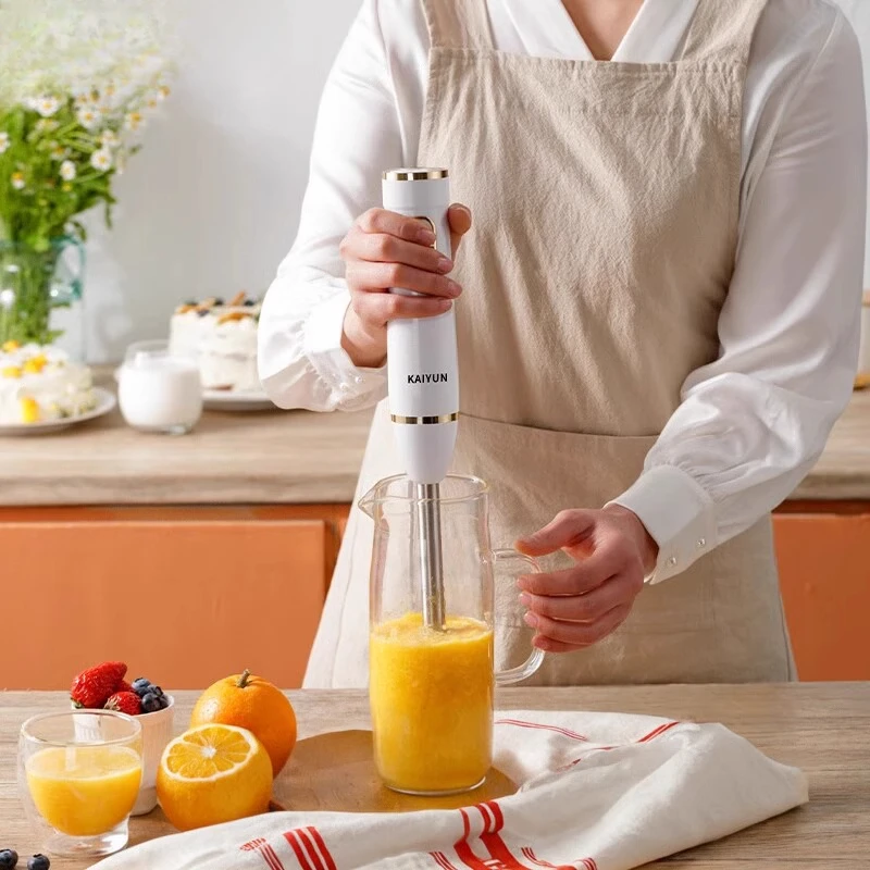 Portable 2-in-1 Baby Food Processor, 5 Speeds Hand Blender with Egg Beater & Meat Grinder, Lightweight Weaning Supplement Maker
Portable 2-in-1 Baby Food Processor, 5 Speeds Hand Blender with Egg Beater & Meat Grinder, Lightweight Weaning Supplement Maker
