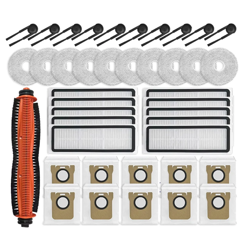 【GRATEFUL】Запчасти для Xiaomi OV31CN/для Mijia M40S: основная и боковые щетки, HEPA-фильтр, тряпка для влажной уборки, мешки для сбора пыли
【GRATEFUL】Запчасти для Xiaomi OV31CN/для Mijia M40S: основная и боковые щетки, HEPA-фильтр, тряпка для влажной уборки, мешки для сбора пыли