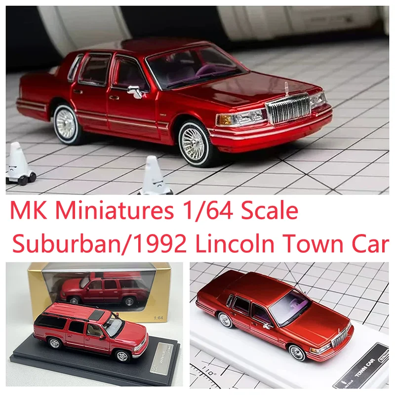MK Miniatures 1/64 Scale Suburban/1992 Lincoln Town Car Alloy Model Car Static Decoration Collectibles Gift Toys
MK Miniatures 1/64 Scale Suburban/1992 Lincoln Town Car Alloy Model Car Static Decoration Collectibles Gift Toys