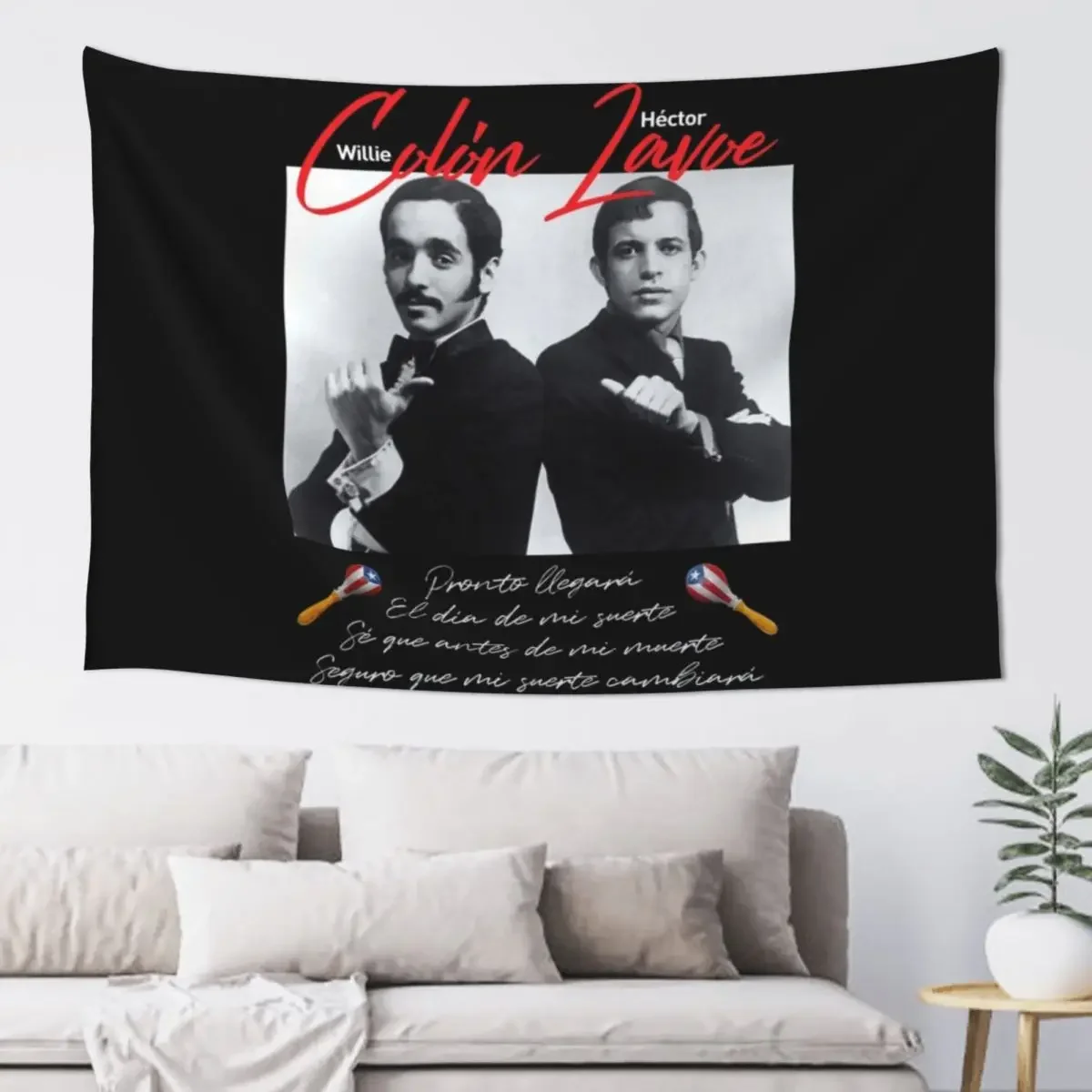 Willie Colon, Hector Lavoe - El dia de mi Suerte. Fania Tapestry Aesthetic Decoration Decorations For Room Tapestry
Willie Colon, Hector Lavoe - El dia de mi Suerte. Fania Tapestry Aesthetic Decoration Decorations For Room Tapestry