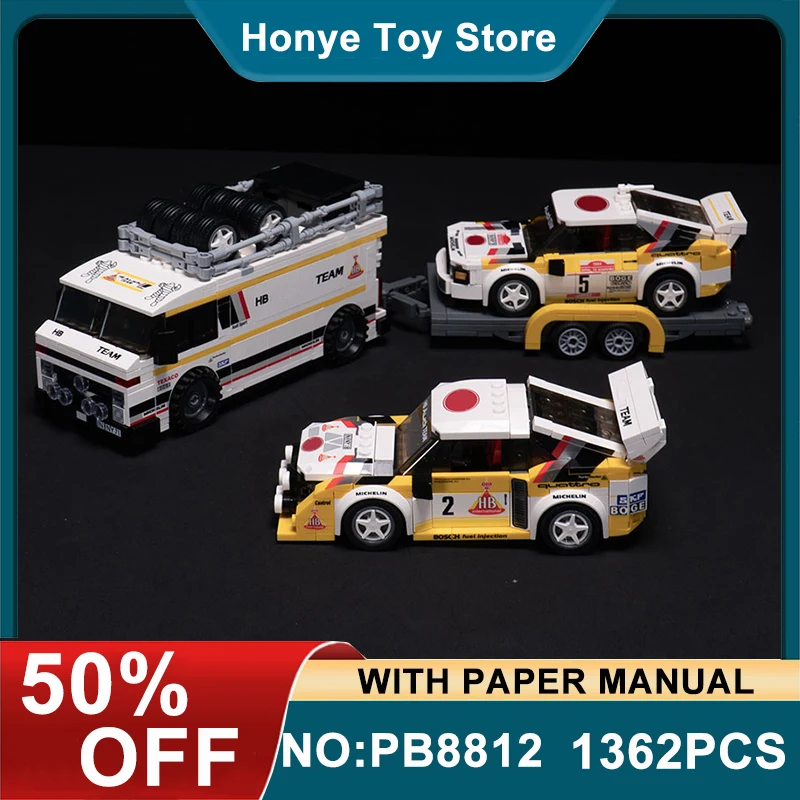 PB8812 1:32 City Speed Champions Sports WR-C Vehicle Model Building Blocks E2 Team Truck Trailer Bricks Kids Chrismas Gifts Boys
PB8812 1:32 City Speed Champions Sports WR-C Vehicle Model Building Blocks E2 Team Truck Trailer Bricks Kids Chrismas Gifts Boys
