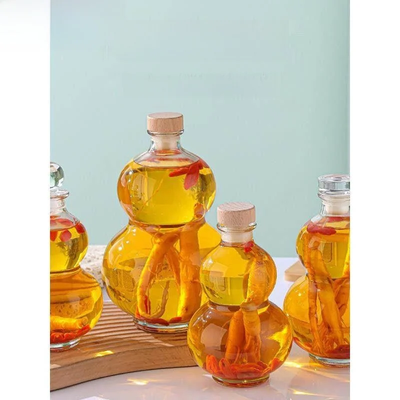 Portable Glass Gourd Shaped Wine Bottle Non Lead Health Wine Fruit Wine Making Home Use Bottle Style Stainless Steel Body
Portable Glass Gourd Shaped Wine Bottle Non Lead Health Wine Fruit Wine Making Home Use Bottle Style Stainless Steel Body