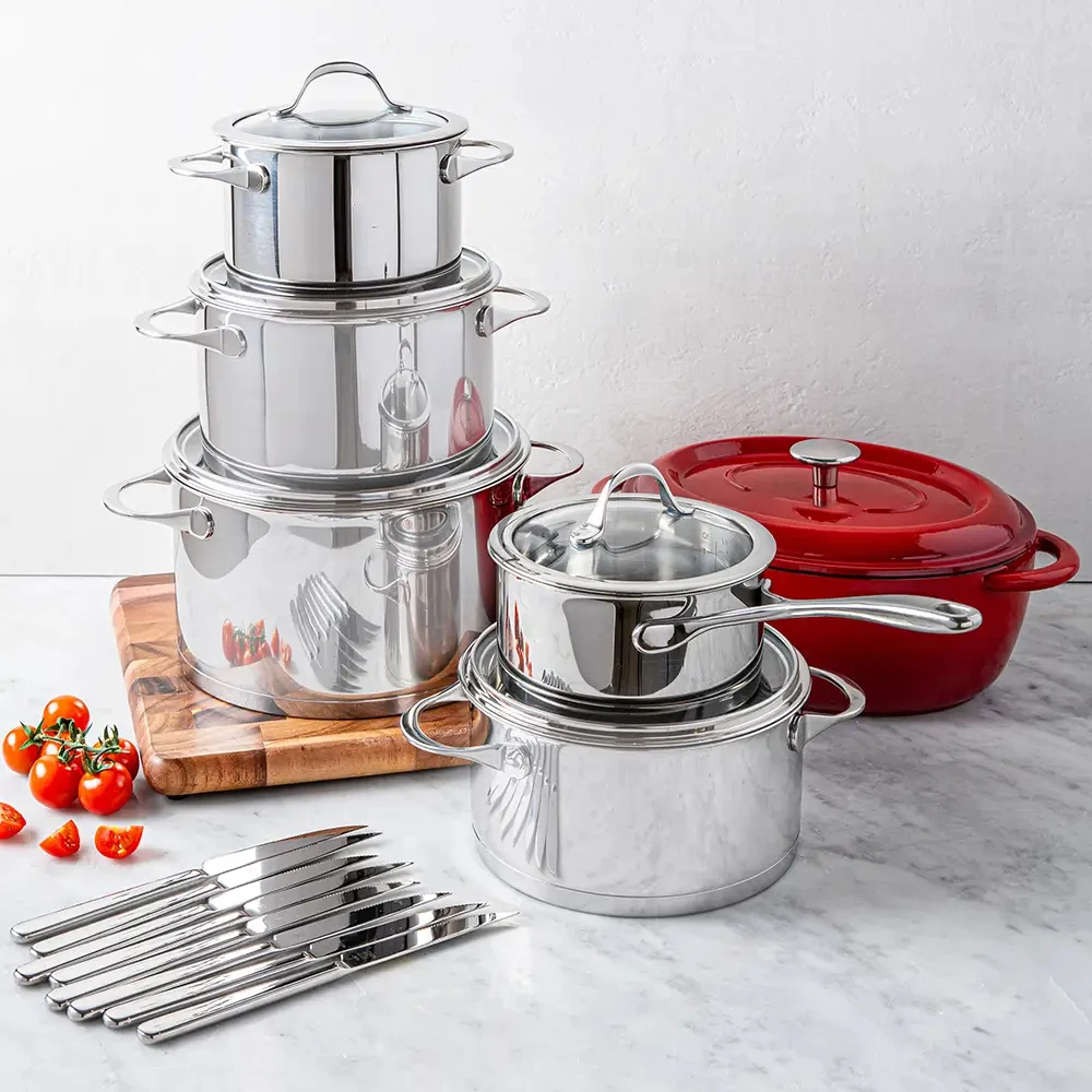 10-Piece Gcook Stainless Steel Cookware Set with Bonus Items
10-Piece Gcook Stainless Steel Cookware Set with Bonus Items