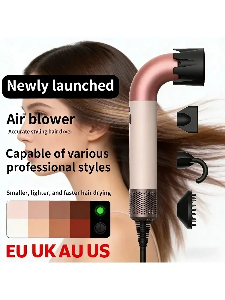 New High-Speed Leafless Hair Dryer: Negative Ion Electric Dryer, Anion Styling Tool for Home & Daily Hair Care
New High-Speed Leafless Hair Dryer: Negative Ion Electric Dryer, Anion Styling Tool for Home & Daily Hair Care