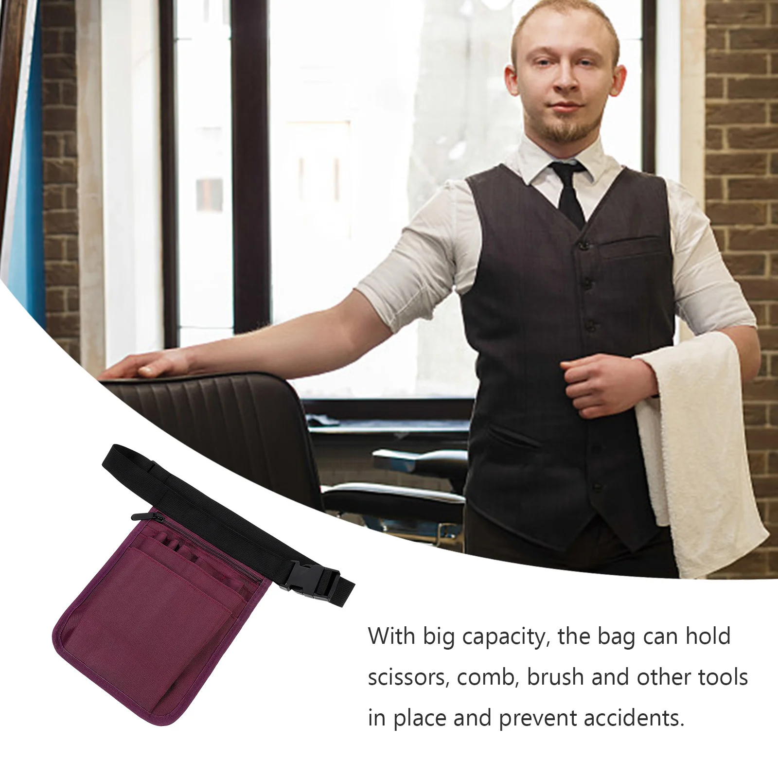 Hairdresser Waist Bag Adjustable Large Capacity Barber Scissor Pouch Hairdressing Tool Storage Holder Barber Waist Storage Bag
Hairdresser Waist Bag Adjustable Large Capacity Barber Scissor Pouch Hairdressing Tool Storage Holder Barber Waist Storage Bag