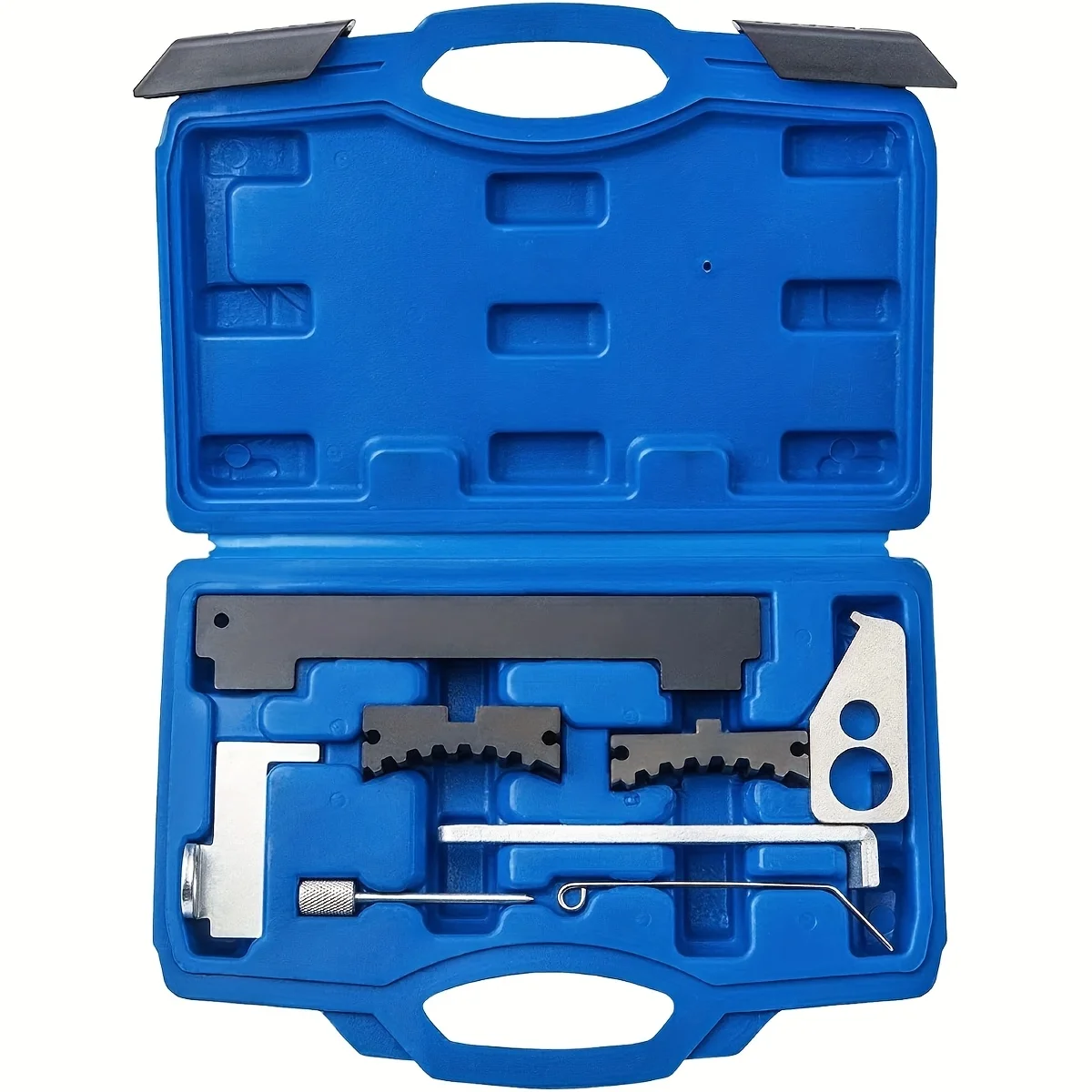 Engine Camshaft Tensioning Locking Alignment Timing Belt Tool Kit Compatible with Chevy Cruze Aveo 6V 1.4 1.6 1.8 en6340 km6340
Engine Camshaft Tensioning Locking Alignment Timing Belt Tool Kit Compatible with Chevy Cruze Aveo 6V 1.4 1.6 1.8 en6340 km6340