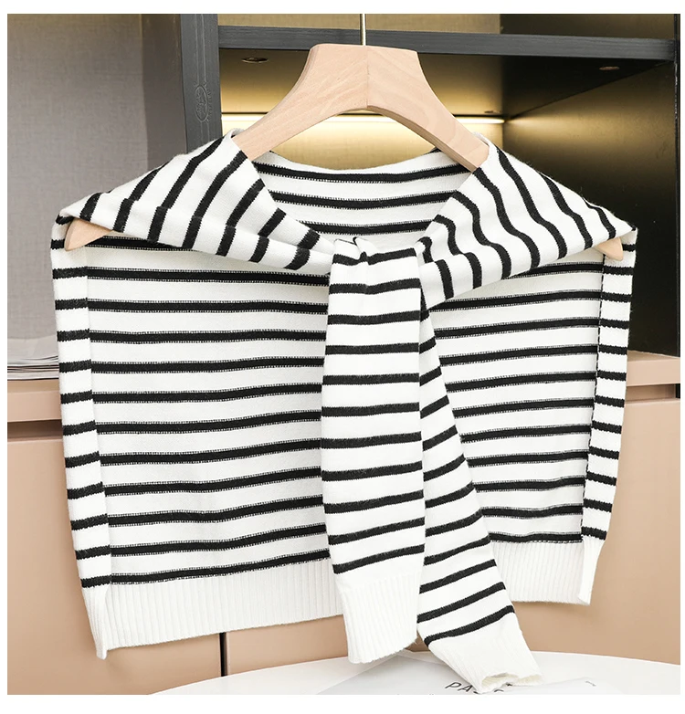Spring Autumn Air Conditioned Room Shoulder Wrap Shirt Knitted Knit Summer Tied Bow Women's Skirt Scarf Multi-Functional Acce...
Spring Autumn Air Conditioned Room Shoulder Wrap Shirt Knitted Knit Summer Tied Bow Women's Skirt Scarf Multi-Functional Acce...