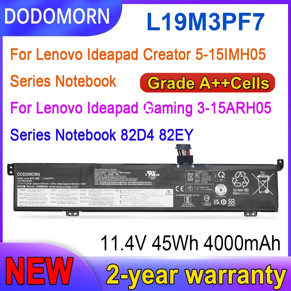 New L19M2PD7 Laptop Battery L19C2PD7 For Lenovo IdeaPad Duet 3 10IGL5 82AT 82HK Series SB10X82538 5B10X82537 Replacement Ba
New L19M2PD7 Laptop Battery L19C2PD7 For Lenovo IdeaPad Duet 3 10IGL5 82AT 82HK Series SB10X82538 5B10X82537 Replacement Ba