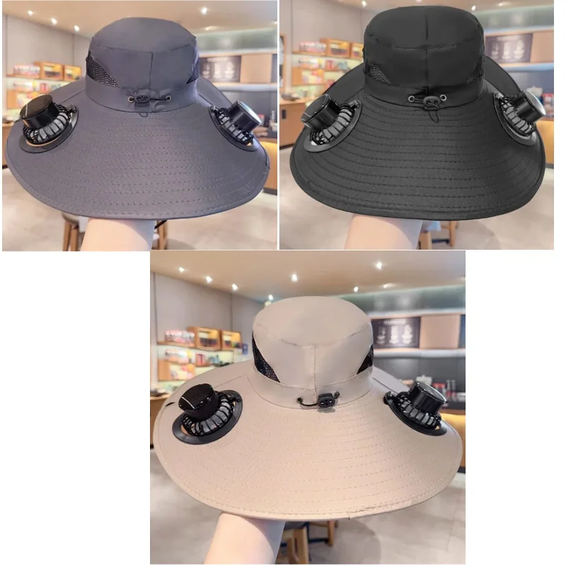 1pcs Solar Fan Hat Big Brim Sun Hat Men's Summer Outdoor Fishing Sun Protection Hat UV Protection Mountaineering Hat Women
1pcs Solar Fan Hat Big Brim Sun Hat Men's Summer Outdoor Fishing Sun Protection Hat UV Protection Mountaineering Hat Women