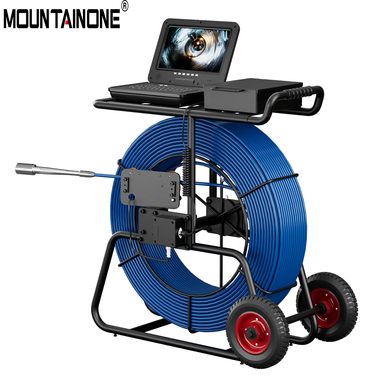 10″ IPS 1080P Screen Sewer Pipe Inspection Camera Meter Counter+Self-Leveling 512HZ Locator+ Diameter 9MM Thick Cable With Brake 
10″ IPS 1080P Screen Sewer Pipe Inspection Camera Meter Counter+Self-Leveling 512HZ Locator+ Diameter 9MM Thick Cable With Brake