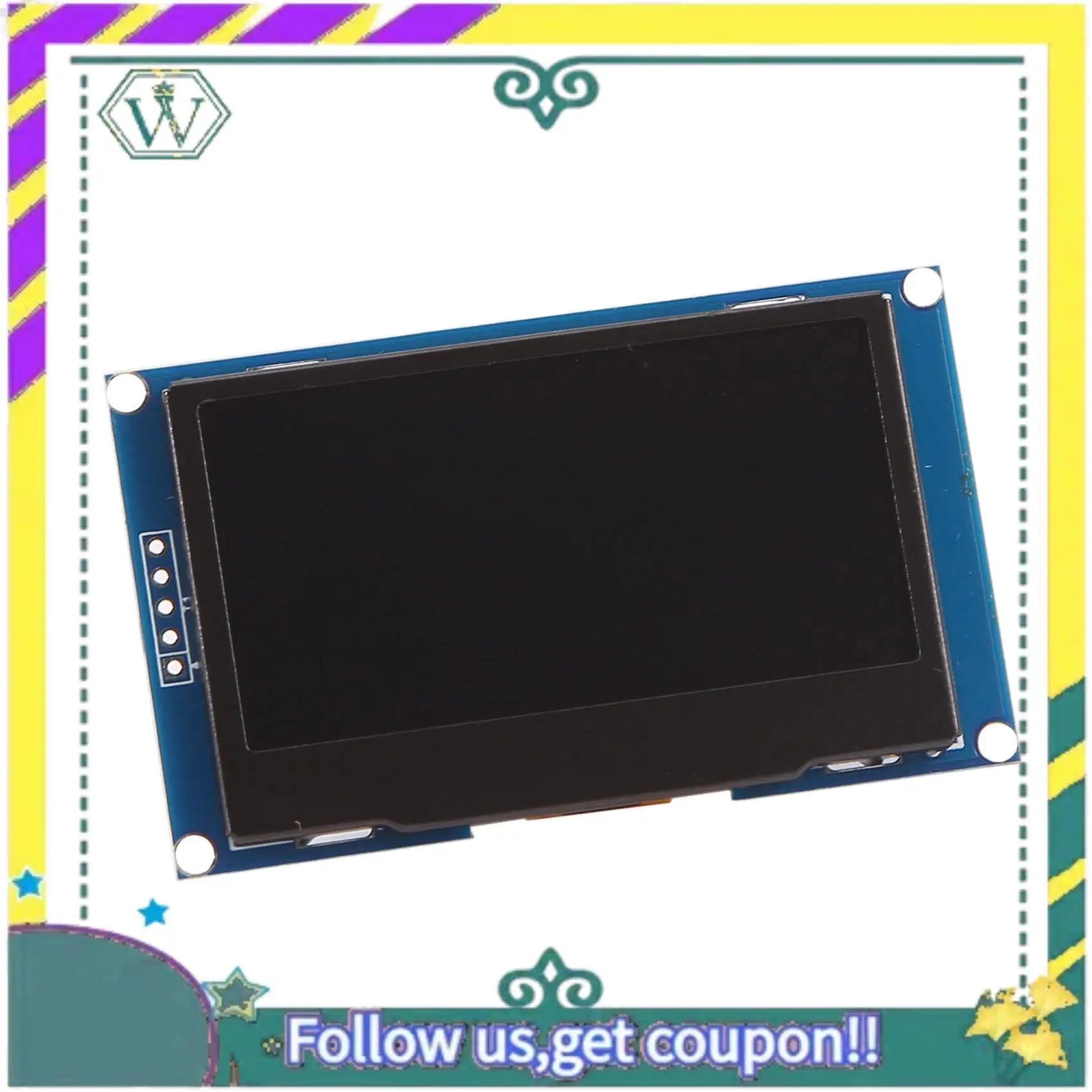 NEW 7PIN OLED Display Module, 2.42 Inch OLED Display Module 128X64 3.3V For SSD1309 I2C/IIC Parallel Interface (Blue Text)
NEW 7PIN OLED Display Module, 2.42 Inch OLED Display Module 128X64 3.3V For SSD1309 I2C/IIC Parallel Interface (Blue Text)