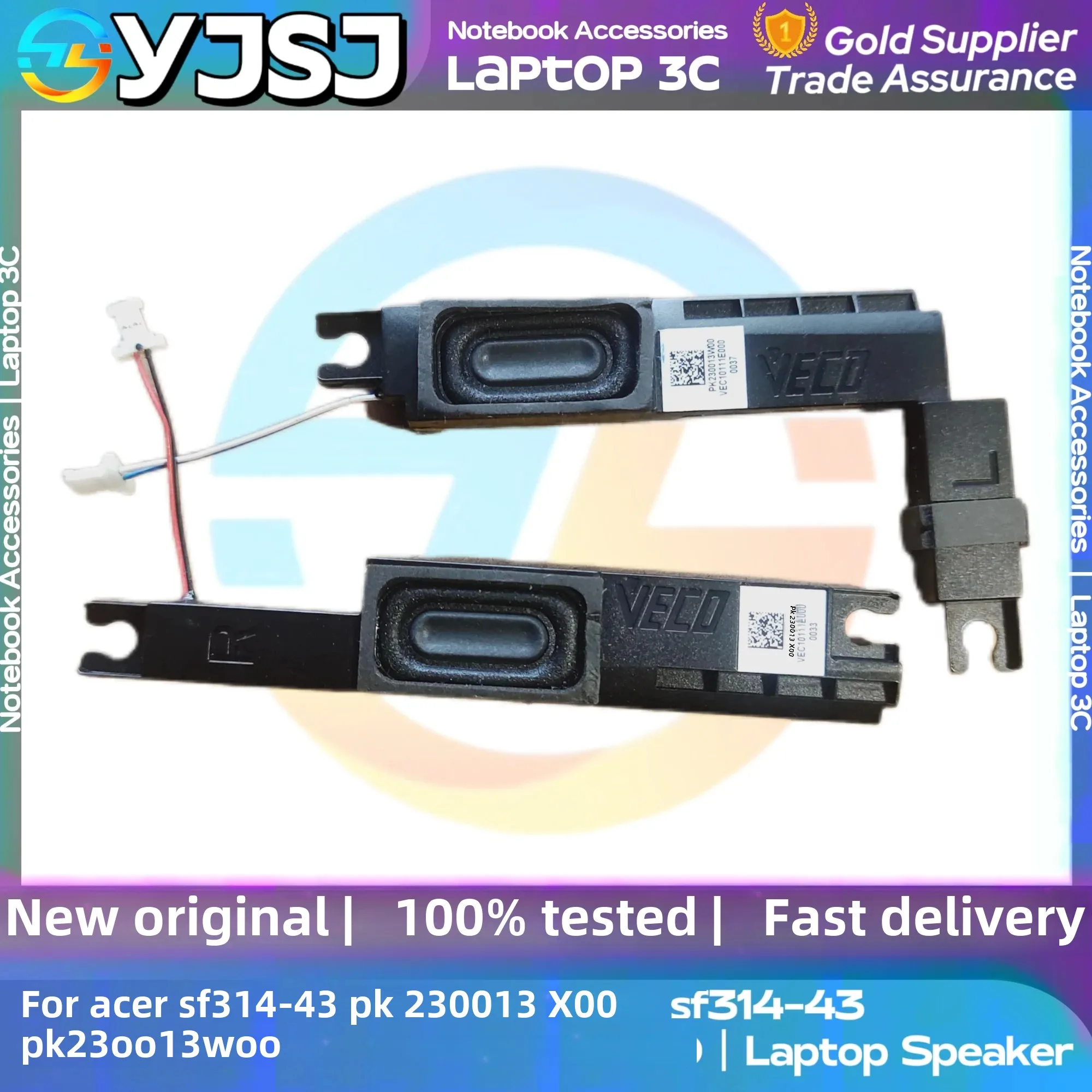 New GENUINE Original Laptop Speaker For ACER Swift 3 SF314-43 sf314-43 built-in speaker horn audio PK230013X00 PK230013W00
New GENUINE Original Laptop Speaker For ACER Swift 3 SF314-43 sf314-43 built-in speaker horn audio PK230013X00 PK230013W00