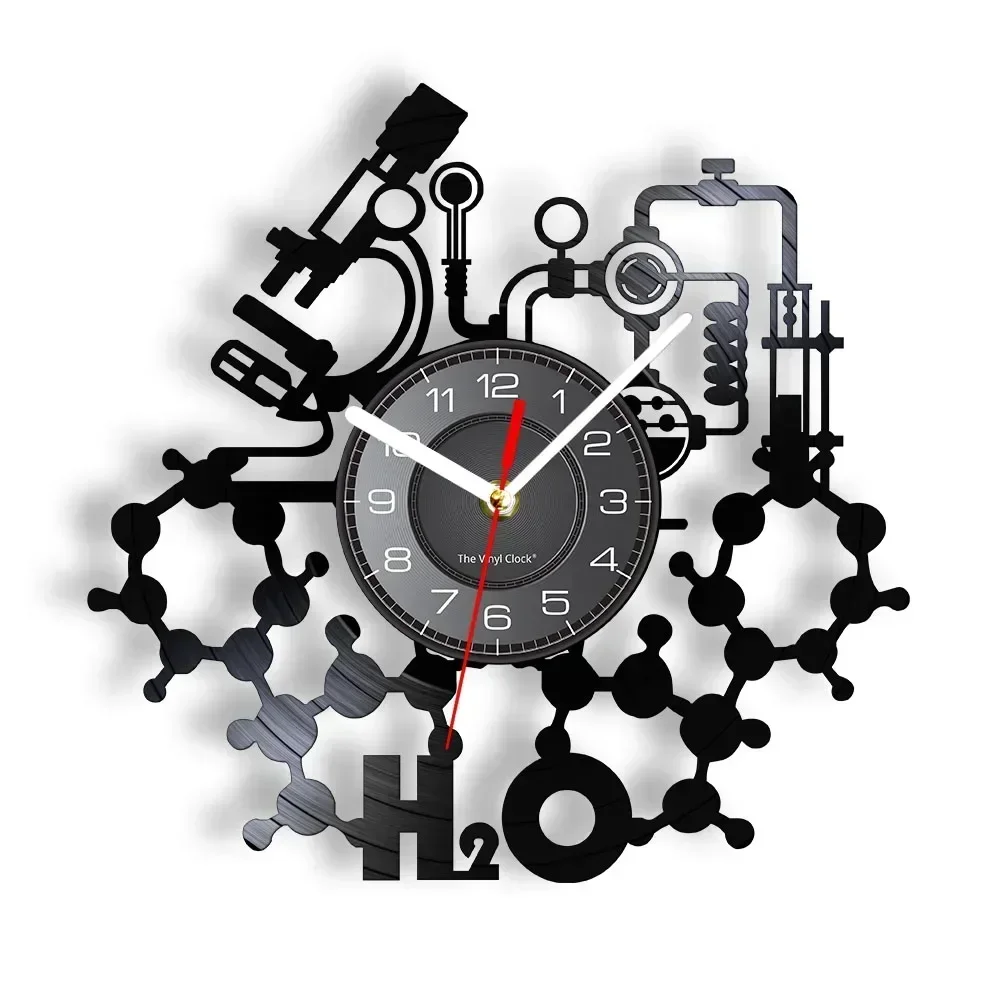 Chemical Experiment Vinyl Recording Wall Clock Retro Science Laboratory Decorative Art Wall Clock Chemical Enthusiasts Gift
Chemical Experiment Vinyl Recording Wall Clock Retro Science Laboratory Decorative Art Wall Clock Chemical Enthusiasts Gift