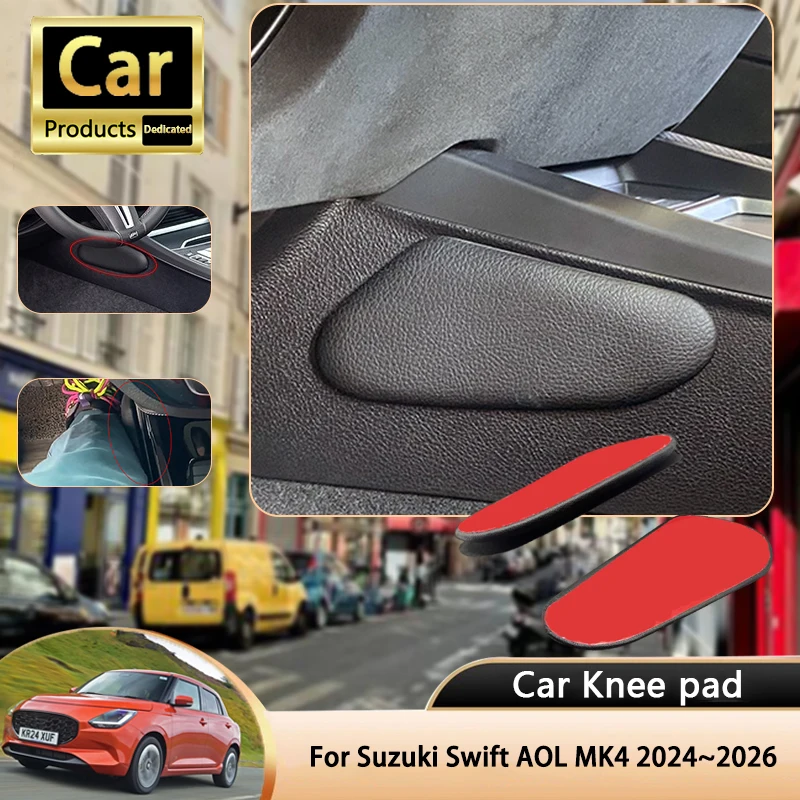 Для Suzuki Swift AOL MK4 4th 2024 ~ 2026 2025 автомобильный наколенник для ног из искусственной кожи, центральные подушки для отдыха, подушка для поддержки бедра, авто 
Для Suzuki Swift AOL MK4 4th 2024 ~ 2026 2025 автомобильный наколенник для ног из искусственной кожи, центральные подушки для отдыха, подушка для поддержки бедра, авто