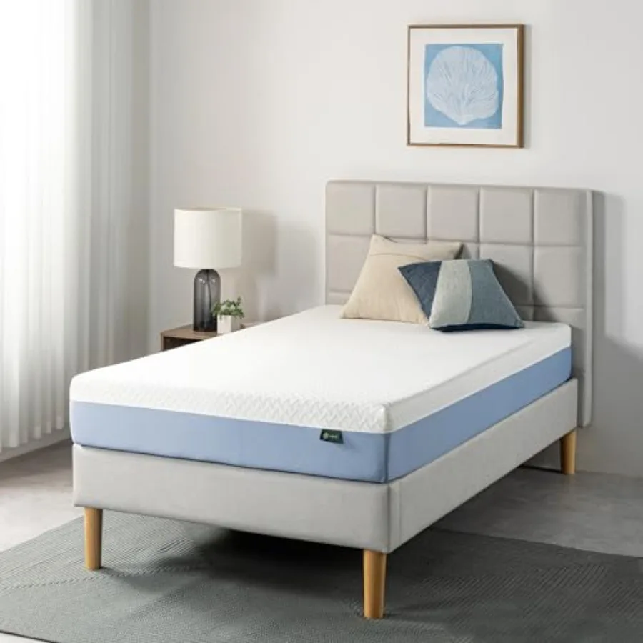 8-Inch Cooling Essential Memory Foam Mattress for Bedroom Use, White, Medium Feel, Fiberglass Free with Certified Safe Material
8-Inch Cooling Essential Memory Foam Mattress for Bedroom Use, White, Medium Feel, Fiberglass Free with Certified Safe Material