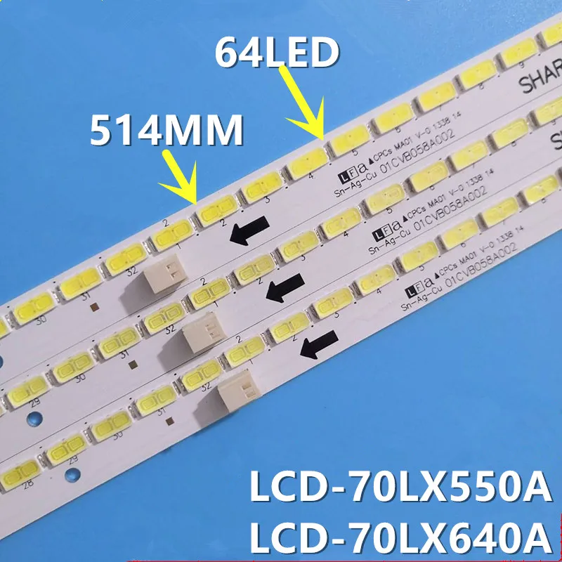 LED backlight strip for Sharp LK695D3LA18 Light bar LCD-70LX640A 01CVB058A002 QPWBL0028GPZZ LCD TV backlight 100%NEW
LED backlight strip for Sharp LK695D3LA18 Light bar LCD-70LX640A 01CVB058A002 QPWBL0028GPZZ LCD TV backlight 100%NEW
