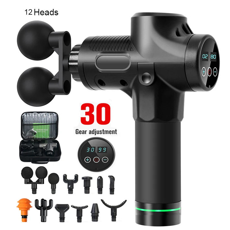12V Professional Massage Gun Electric 12Head High Frequency Percussion Fascia Gun Deep Tissue Muscle Neck Body Relax Fitness
12V Professional Massage Gun Electric 12Head High Frequency Percussion Fascia Gun Deep Tissue Muscle Neck Body Relax Fitness