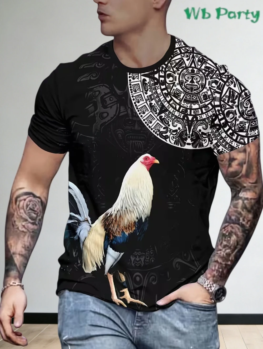 New Fashion Turkey Pattern 3D Printed Men's T-Shirt Street Fashion Harajuku Round Neck Short Sleeve Retro Large Comfortable Tops
New Fashion Turkey Pattern 3D Printed Men's T-Shirt Street Fashion Harajuku Round Neck Short Sleeve Retro Large Comfortable Tops