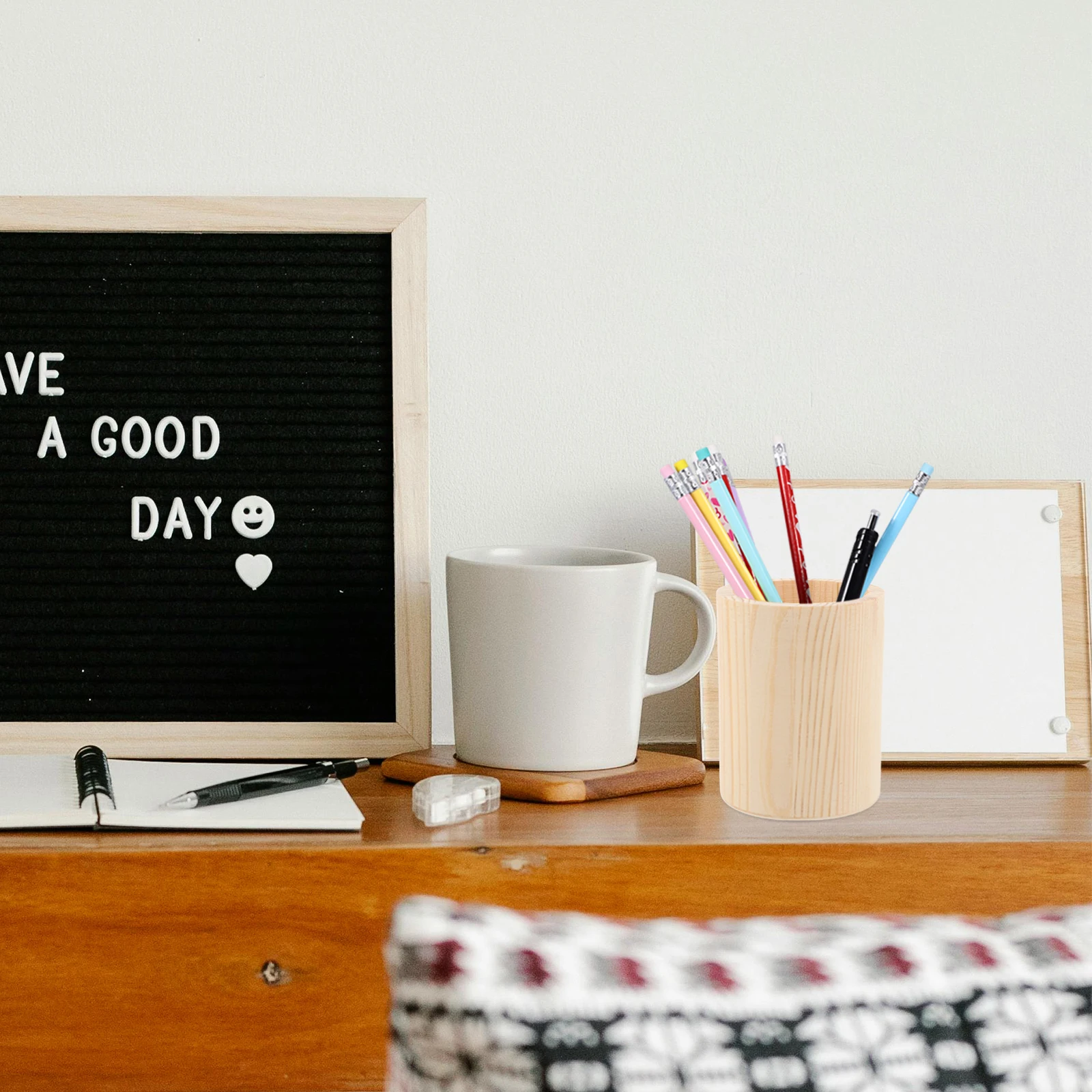 2Pcs Unfinished Wooden Pencil Holder Solid Color Single Compartment Round Tube DIY Desk Organizer Storage Box for Office
2Pcs Unfinished Wooden Pencil Holder Solid Color Single Compartment Round Tube DIY Desk Organizer Storage Box for Office