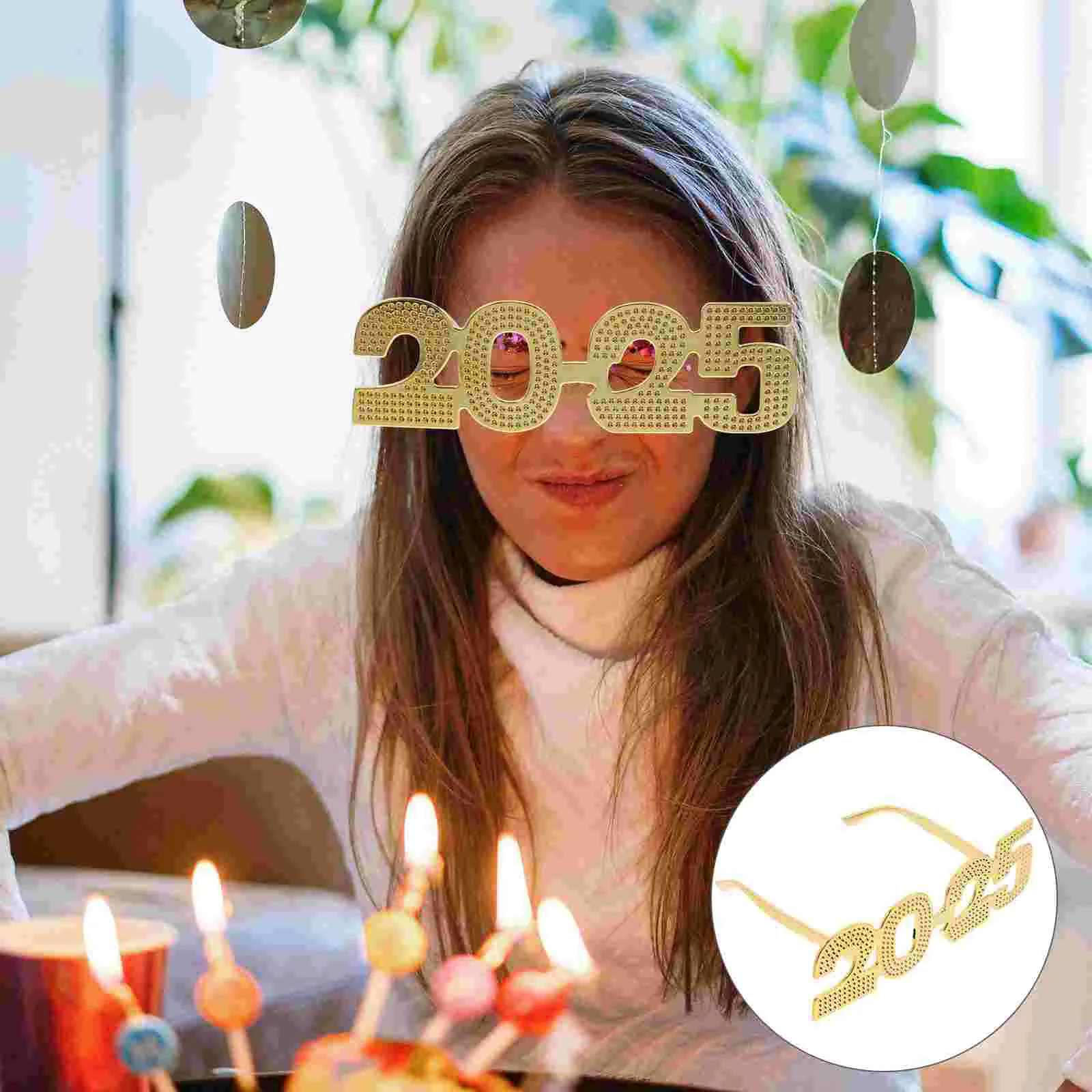 Decorating New Year Glasses Eyeglasses Props Decorative Mirror Cups Golden Favors
Decorating New Year Glasses Eyeglasses Props Decorative Mirror Cups Golden Favors