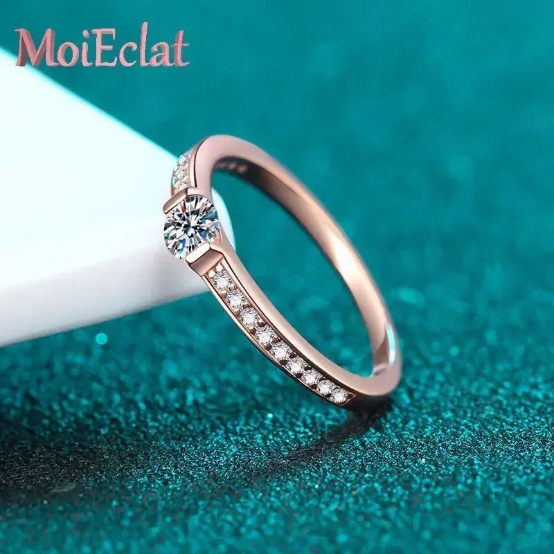 Luxury0.3ct Moissanite 18k White Gold Rings for Women, Unique Bridal Champagne Gold Ring Fine Jewelry Gift Certificate
Luxury0.3ct Moissanite 18k White Gold Rings for Women, Unique Bridal Champagne Gold Ring Fine Jewelry Gift Certificate