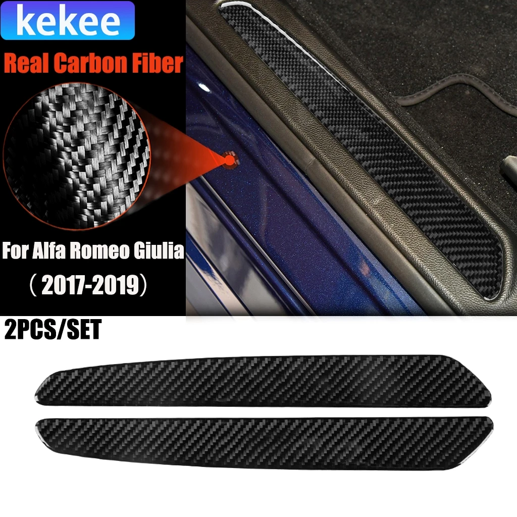Carbon Fiber Car Accessories Door Sill Decorative Modified Exterior Trim Cover Soft Sticker For Alfa Romeo Giulia 2017-2019
Carbon Fiber Car Accessories Door Sill Decorative Modified Exterior Trim Cover Soft Sticker For Alfa Romeo Giulia 2017-2019