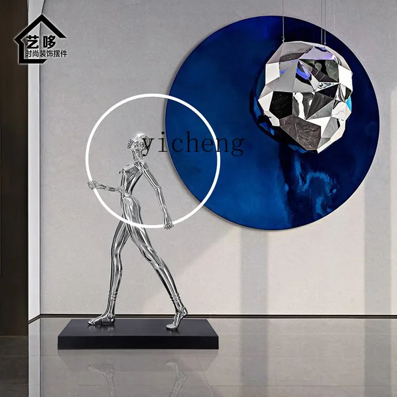 ZC Machinery Ji Large Abstract Art Entrance Aisle Hotel Lobby Floor Ornament Living Room Figure Sculpture
ZC Machinery Ji Large Abstract Art Entrance Aisle Hotel Lobby Floor Ornament Living Room Figure Sculpture