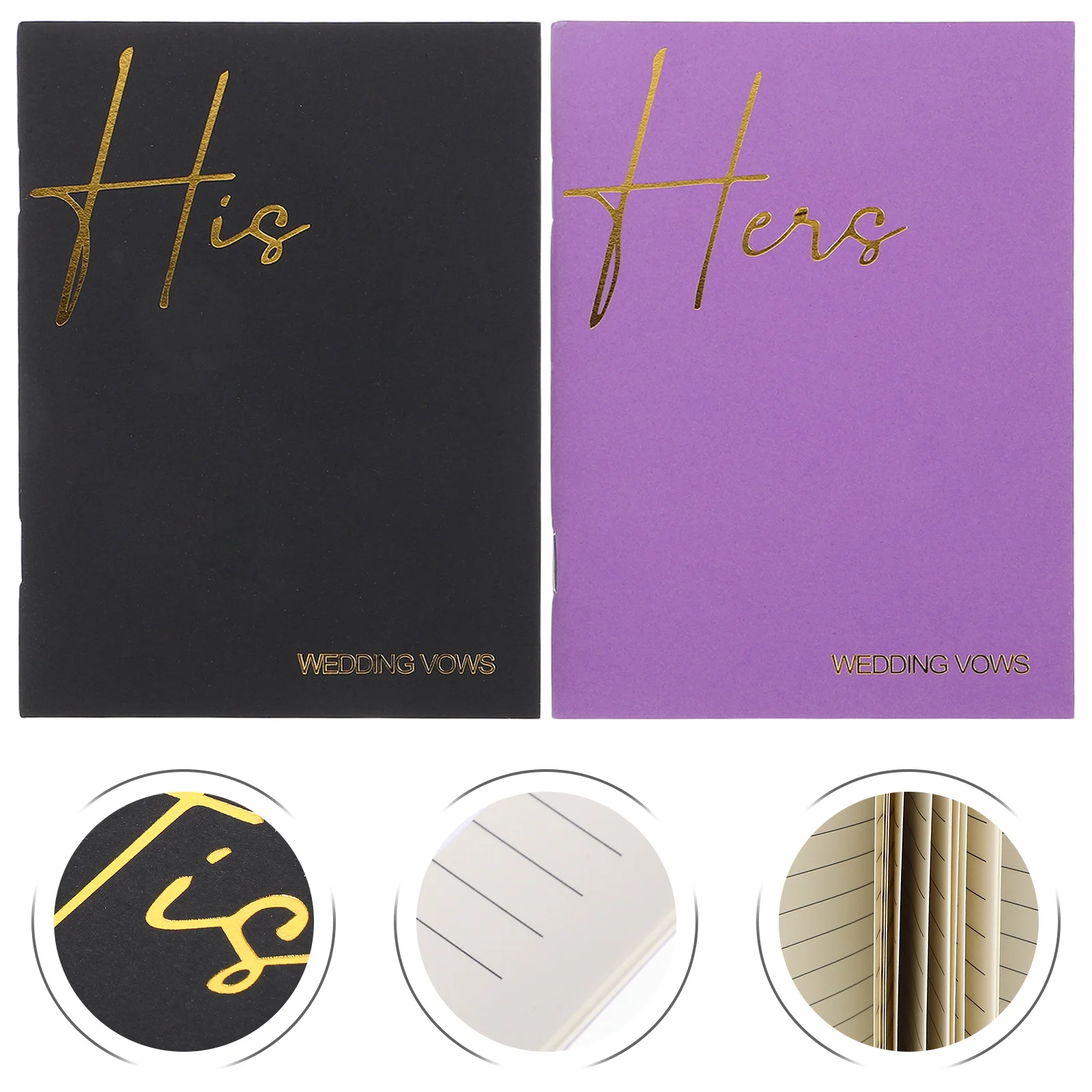 2 Pcs Guarantee Wedding Vow Card Bridegroom Notebook Paper Officiant for Ceremony
2 Pcs Guarantee Wedding Vow Card Bridegroom Notebook Paper Officiant for Ceremony