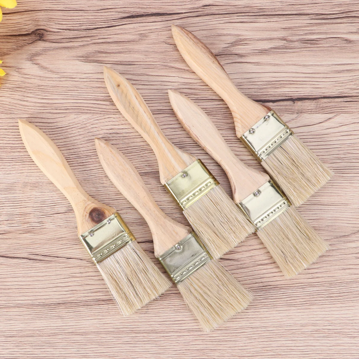 24Pcs Wooden Paint Brushes Thick Bristle Brush Smooth Wood Handle for Wall Furniture Craft Painting Paint Brush
24Pcs Wooden Paint Brushes Thick Bristle Brush Smooth Wood Handle for Wall Furniture Craft Painting Paint Brush