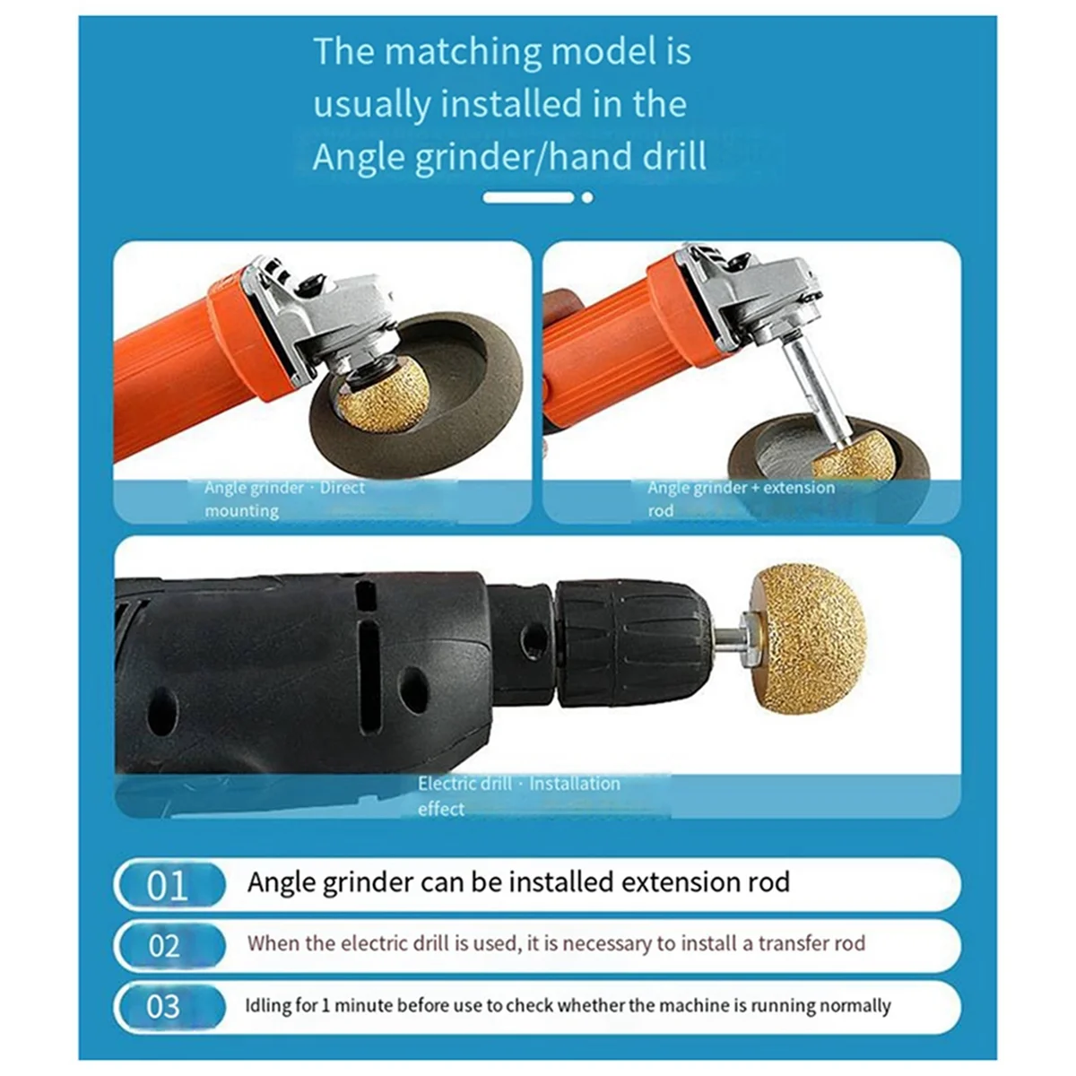 Brazing Diamond Mushroom Polishing Cone Pebble Cobblestone Marble Abrasive Tools Inner Circle Flower Pot Arc Grind 50mm
Brazing Diamond Mushroom Polishing Cone Pebble Cobblestone Marble Abrasive Tools Inner Circle Flower Pot Arc Grind 50mm