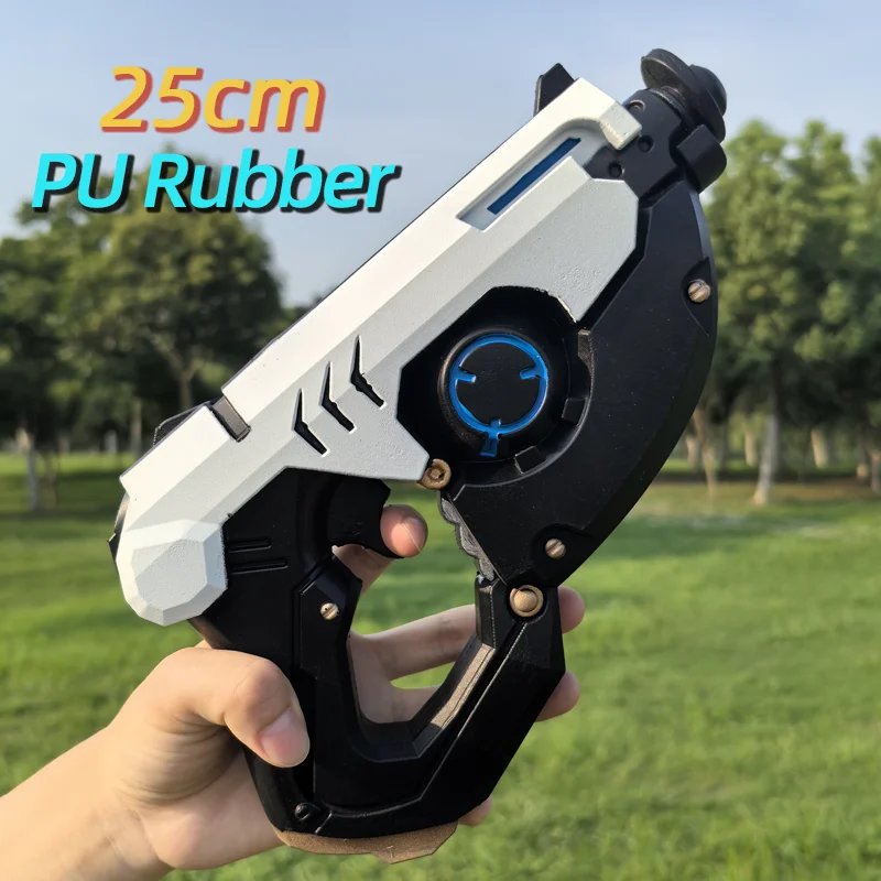 1:1 Cosplay Game OW Tracer Revolvers Weapon Gun Safety PU Gift Outdoor Toy Rubber Soldier 76 D. va No Shooting
1:1 Cosplay Game OW Tracer Revolvers Weapon Gun Safety PU Gift Outdoor Toy Rubber Soldier 76 D. va No Shooting